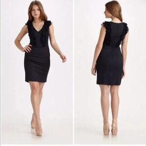 Rebecca Taylor Yacht Club Sheath Dress Navy Blue Size 8